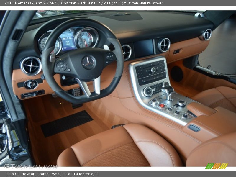 designo Light Brown Natural Woven Interior - 2011 SLS AMG 
