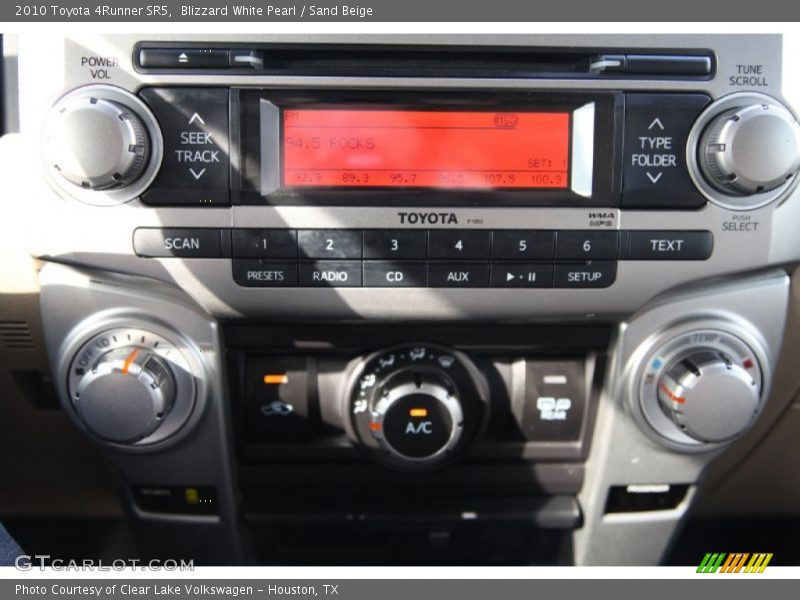 Blizzard White Pearl / Sand Beige 2010 Toyota 4Runner SR5