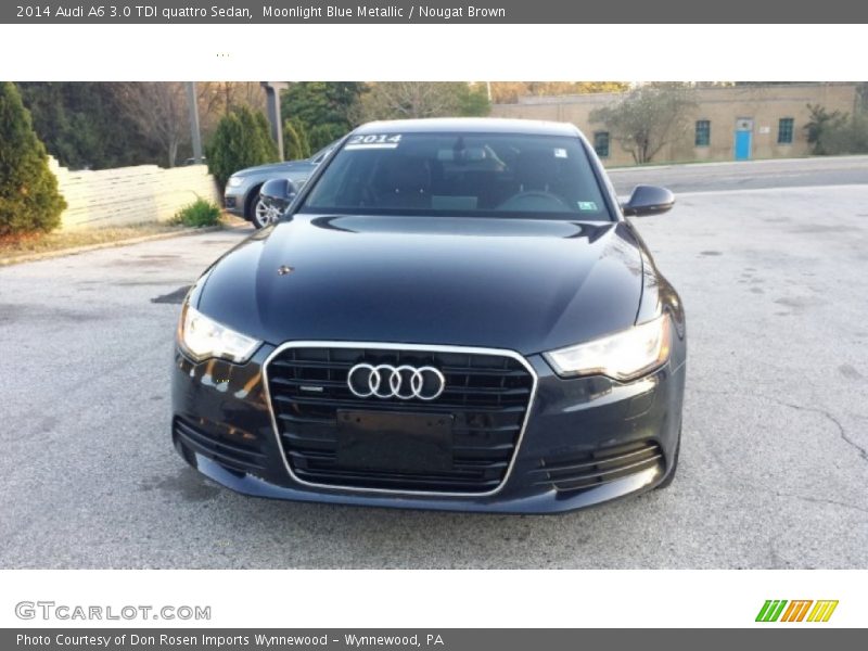 Moonlight Blue Metallic / Nougat Brown 2014 Audi A6 3.0 TDI quattro Sedan