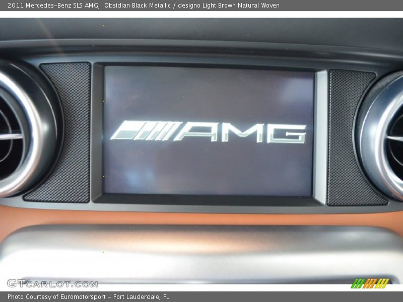 Obsidian Black Metallic / designo Light Brown Natural Woven 2011 Mercedes-Benz SLS AMG