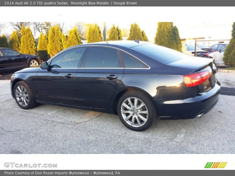Moonlight Blue Metallic / Nougat Brown 2014 Audi A6 3.0 TDI quattro Sedan