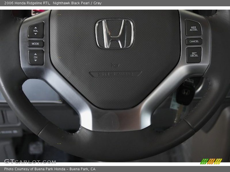 Nighthawk Black Pearl / Gray 2006 Honda Ridgeline RTL