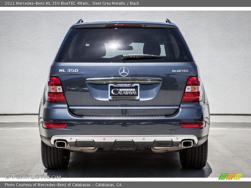 Steel Grey Metallic / Black 2011 Mercedes-Benz ML 350 BlueTEC 4Matic