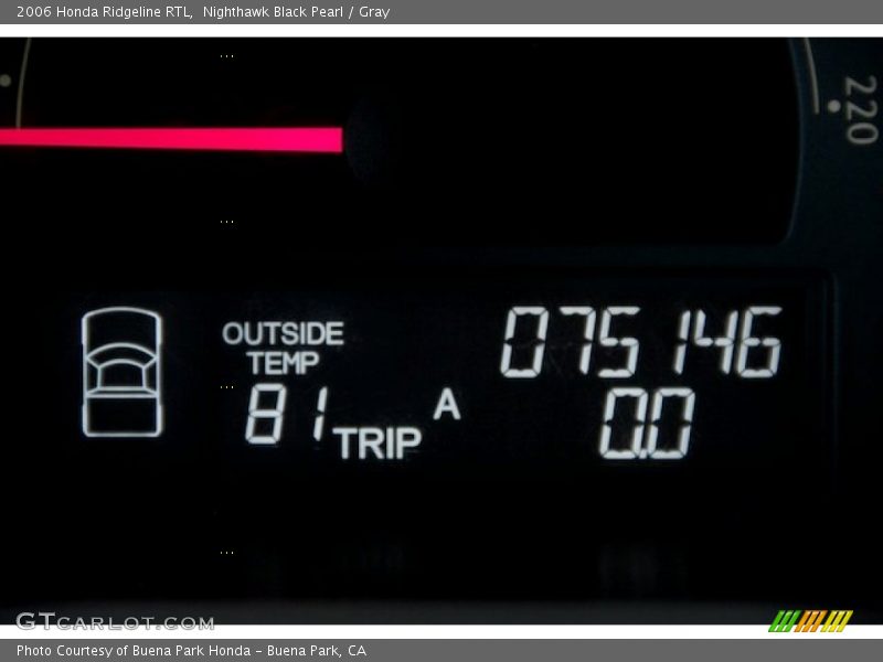 Nighthawk Black Pearl / Gray 2006 Honda Ridgeline RTL