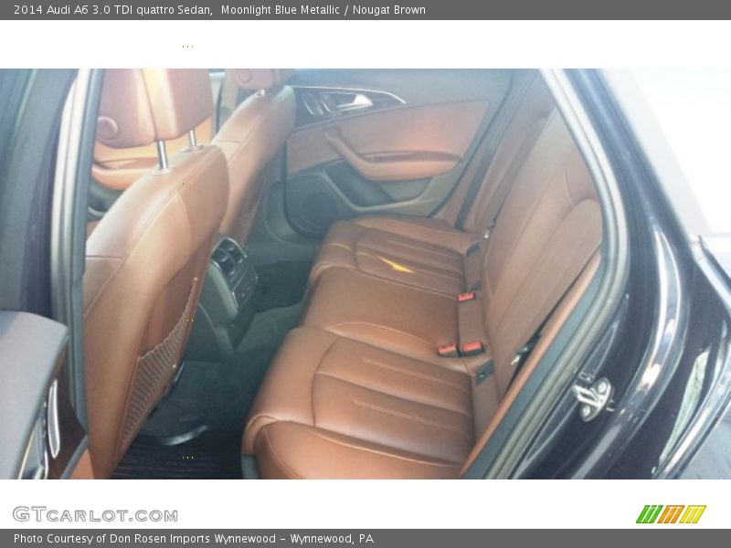 Moonlight Blue Metallic / Nougat Brown 2014 Audi A6 3.0 TDI quattro Sedan