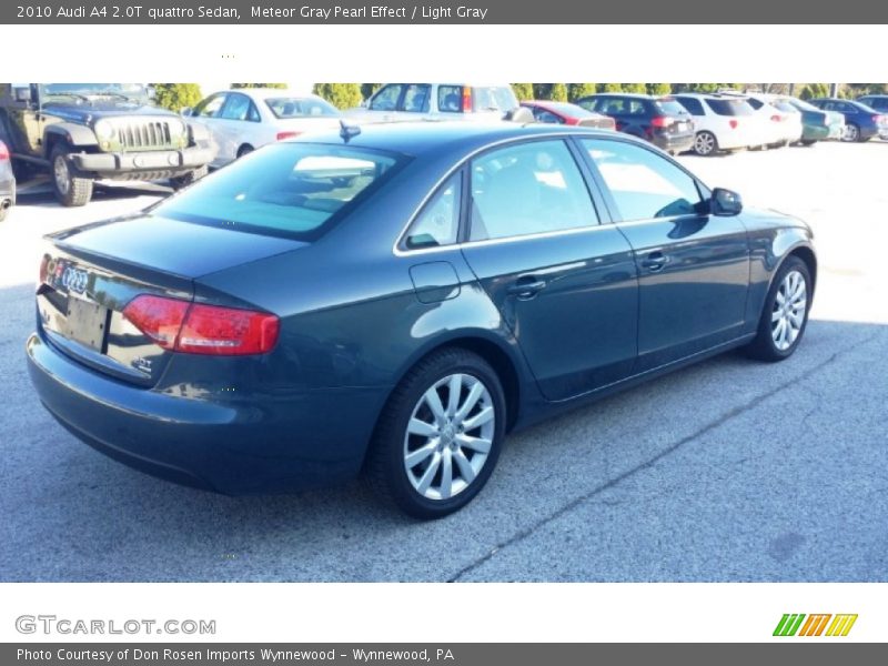 Meteor Gray Pearl Effect / Light Gray 2010 Audi A4 2.0T quattro Sedan