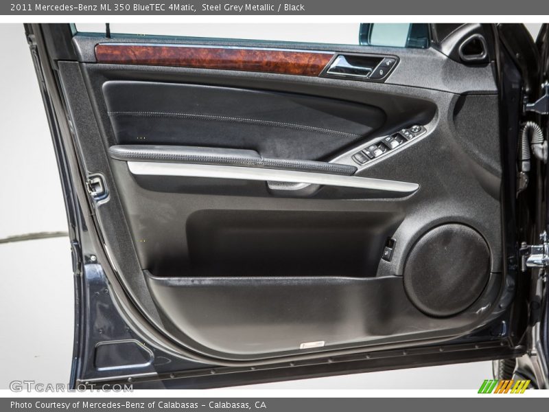 Steel Grey Metallic / Black 2011 Mercedes-Benz ML 350 BlueTEC 4Matic