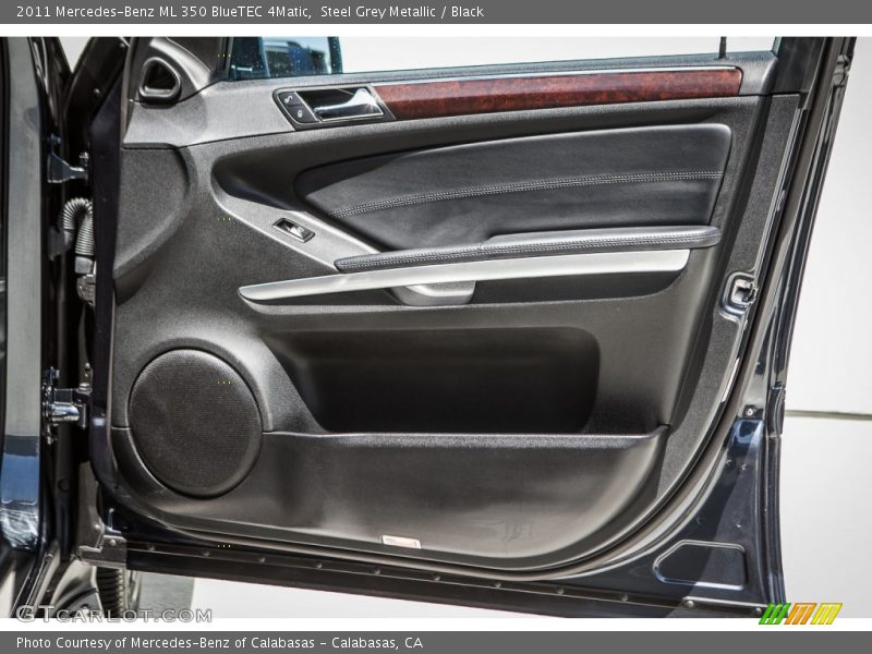 Steel Grey Metallic / Black 2011 Mercedes-Benz ML 350 BlueTEC 4Matic