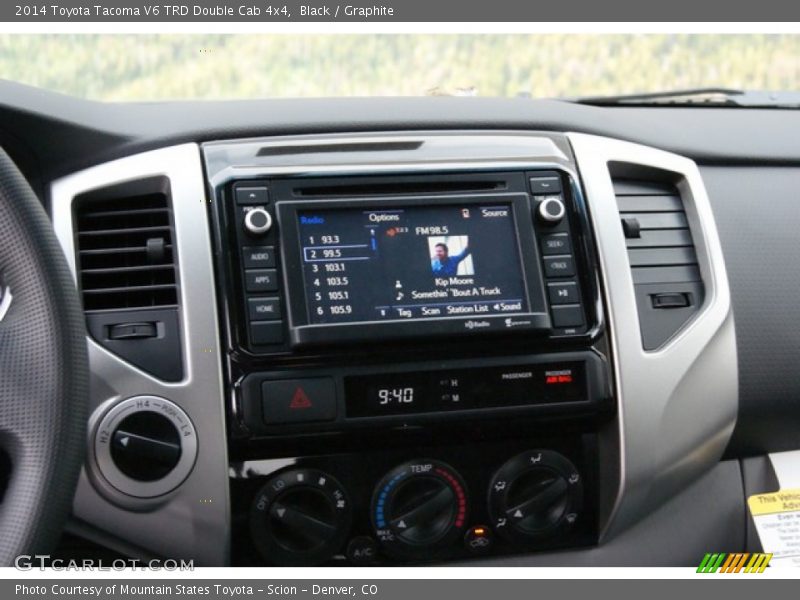 Black / Graphite 2014 Toyota Tacoma V6 TRD Double Cab 4x4