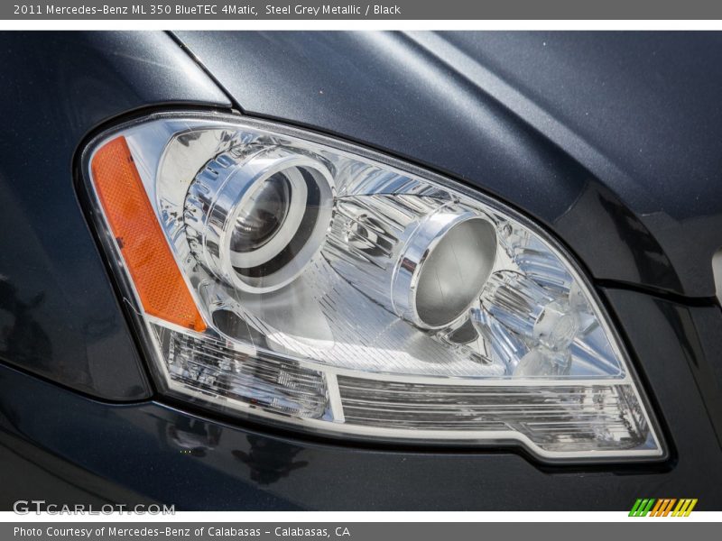 Steel Grey Metallic / Black 2011 Mercedes-Benz ML 350 BlueTEC 4Matic
