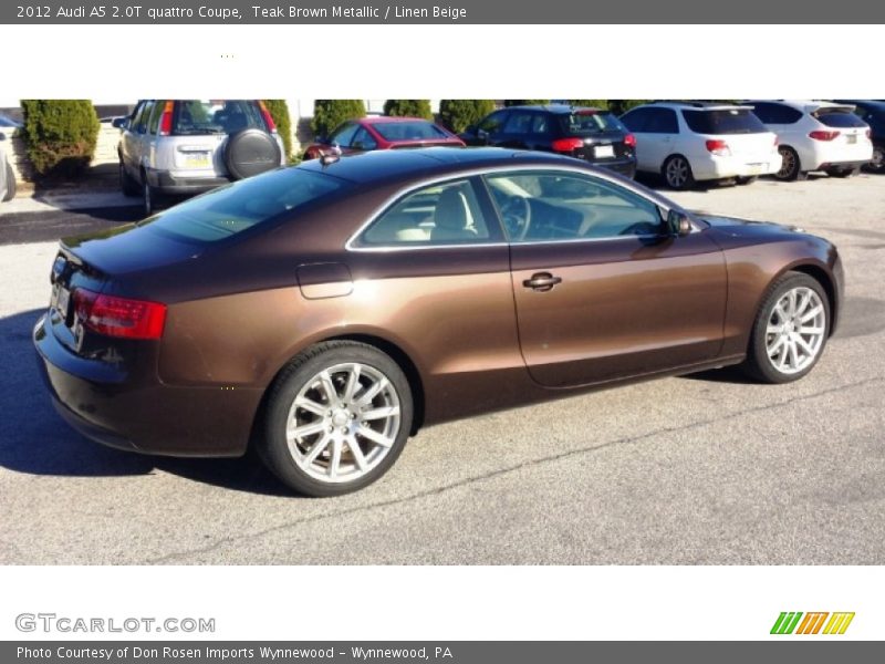  2012 A5 2.0T quattro Coupe Teak Brown Metallic