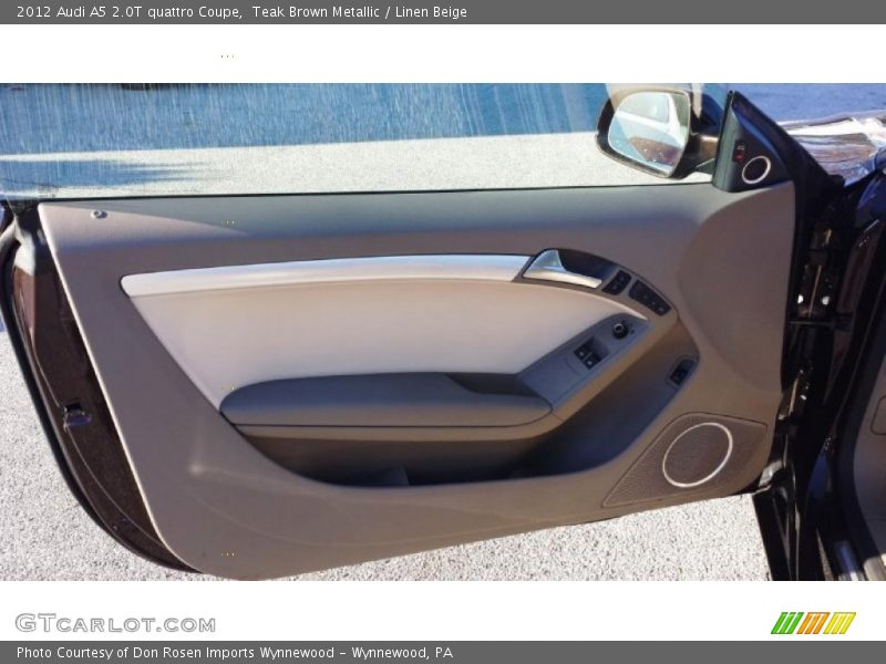 Teak Brown Metallic / Linen Beige 2012 Audi A5 2.0T quattro Coupe