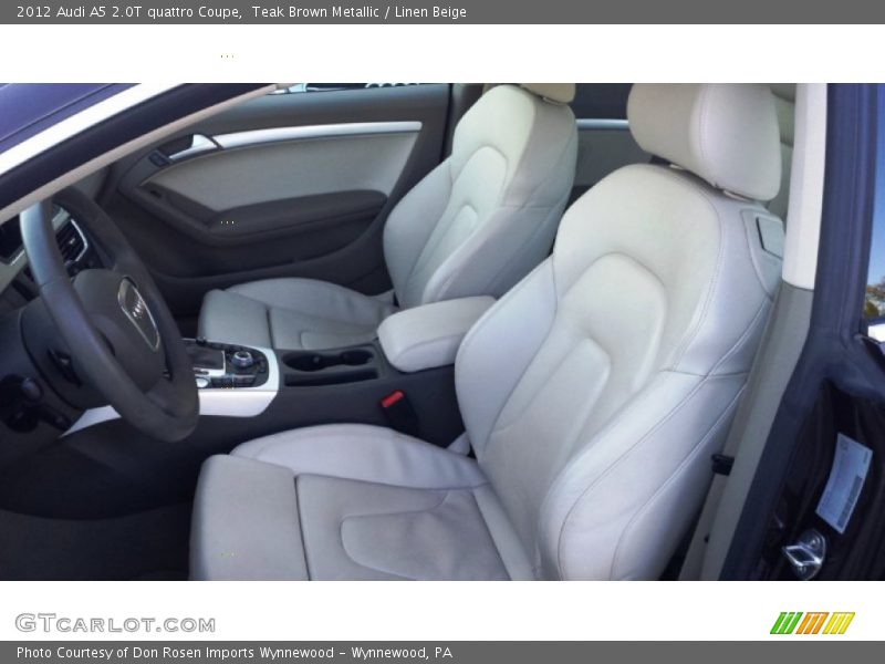 Teak Brown Metallic / Linen Beige 2012 Audi A5 2.0T quattro Coupe