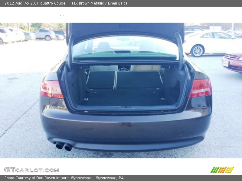 Teak Brown Metallic / Linen Beige 2012 Audi A5 2.0T quattro Coupe