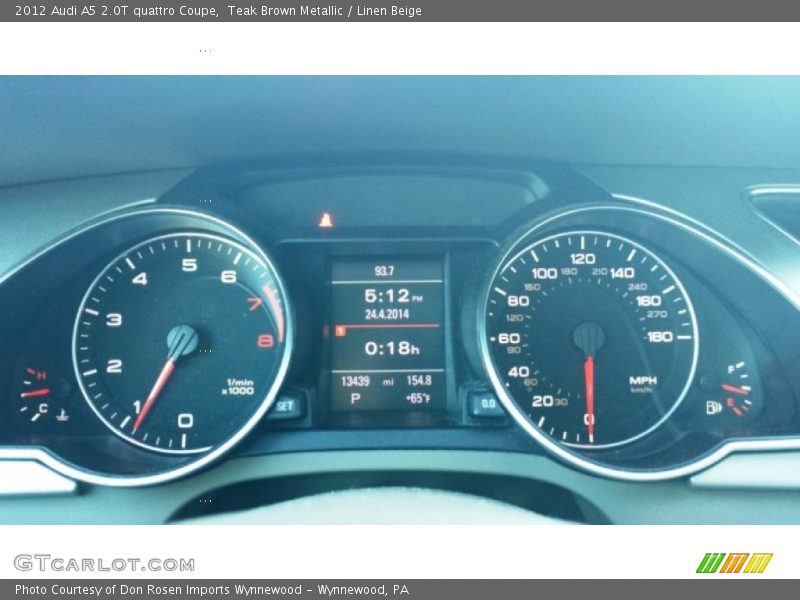 Teak Brown Metallic / Linen Beige 2012 Audi A5 2.0T quattro Coupe