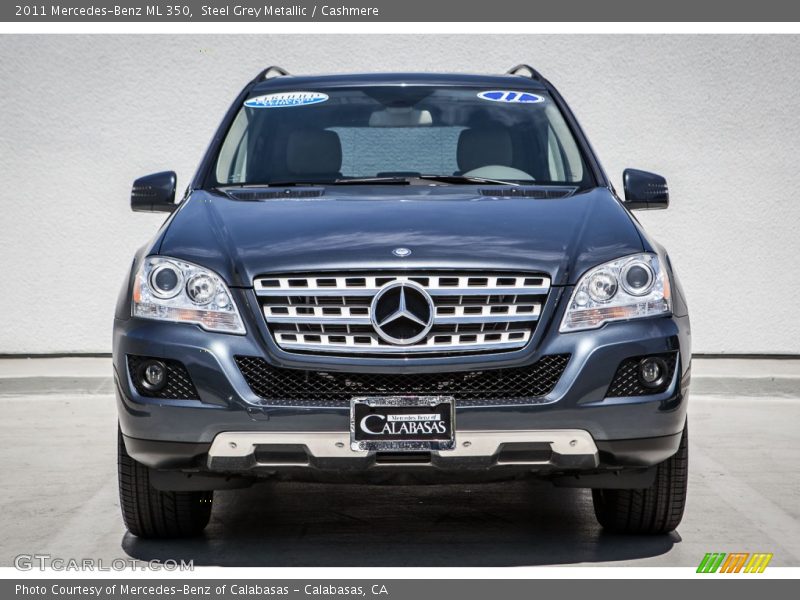 Steel Grey Metallic / Cashmere 2011 Mercedes-Benz ML 350