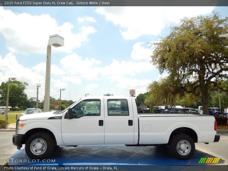 Oxford White / Steel 2015 Ford F250 Super Duty XL Crew Cab