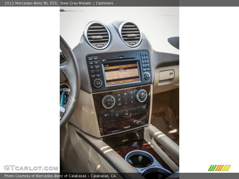 Steel Grey Metallic / Cashmere 2011 Mercedes-Benz ML 350