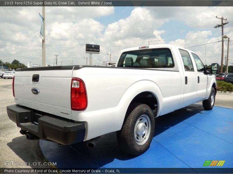 Oxford White / Steel 2015 Ford F250 Super Duty XL Crew Cab
