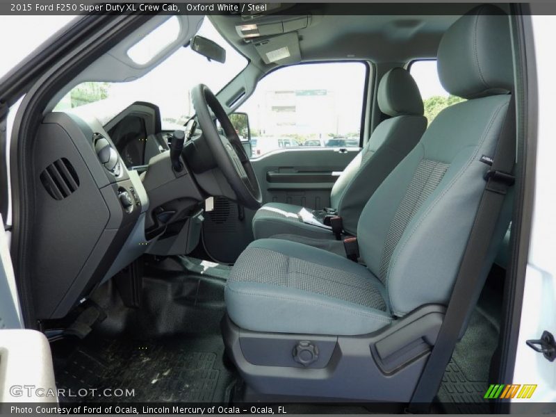 Oxford White / Steel 2015 Ford F250 Super Duty XL Crew Cab