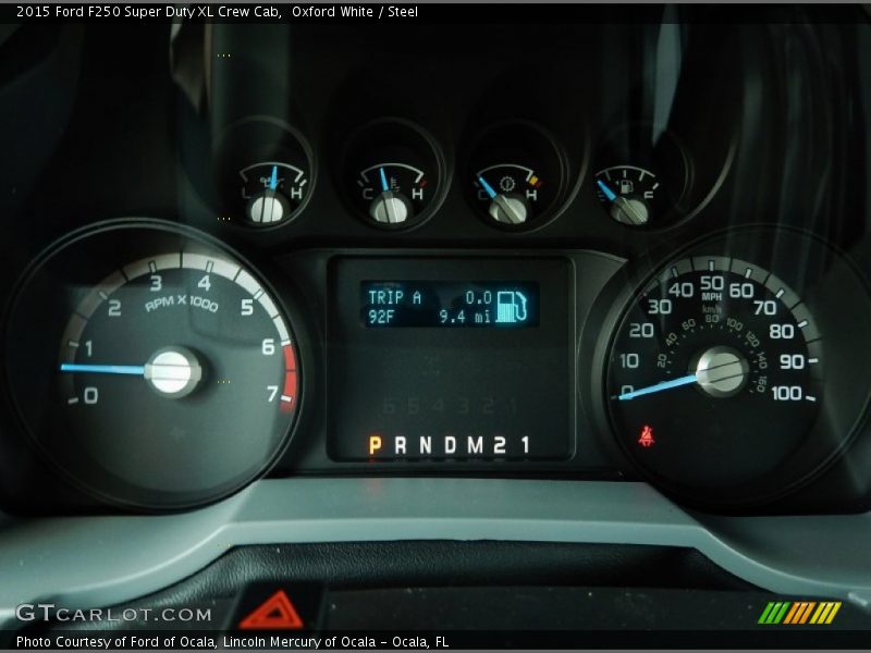 Oxford White / Steel 2015 Ford F250 Super Duty XL Crew Cab