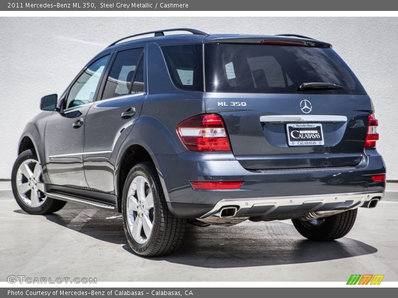 Steel Grey Metallic / Cashmere 2011 Mercedes-Benz ML 350