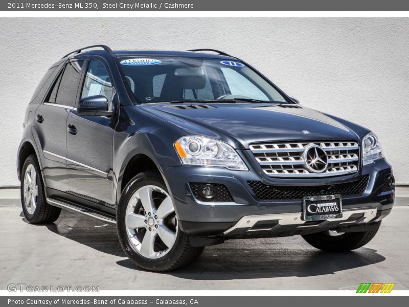 Steel Grey Metallic / Cashmere 2011 Mercedes-Benz ML 350