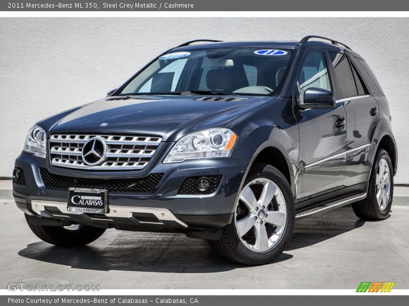 Steel Grey Metallic / Cashmere 2011 Mercedes-Benz ML 350