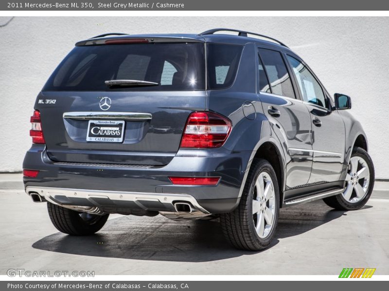 Steel Grey Metallic / Cashmere 2011 Mercedes-Benz ML 350