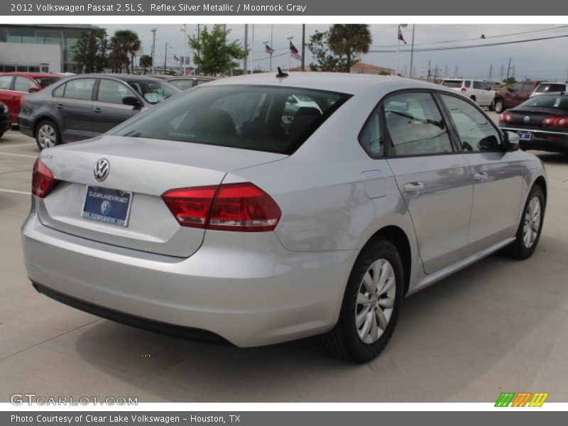 Reflex Silver Metallic / Moonrock Gray 2012 Volkswagen Passat 2.5L S