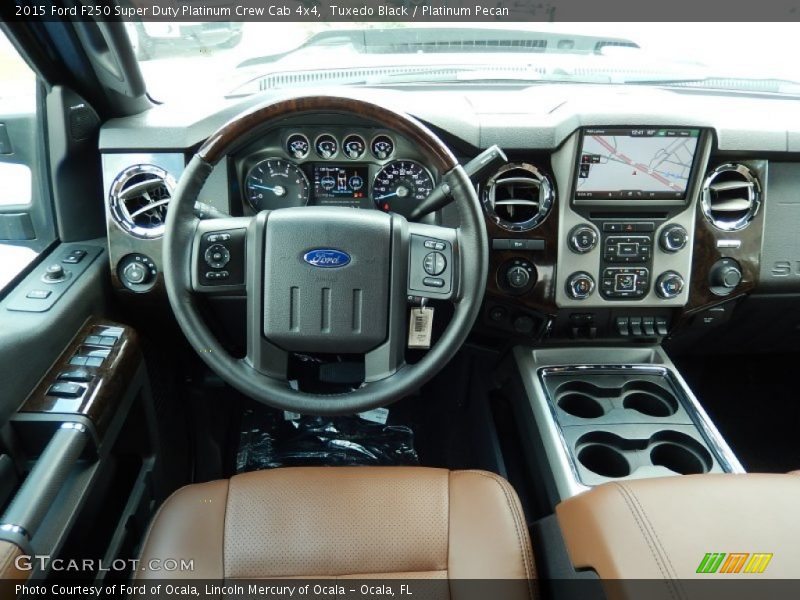 Dashboard of 2015 F250 Super Duty Platinum Crew Cab 4x4