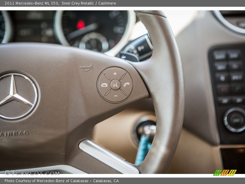 Steel Grey Metallic / Cashmere 2011 Mercedes-Benz ML 350
