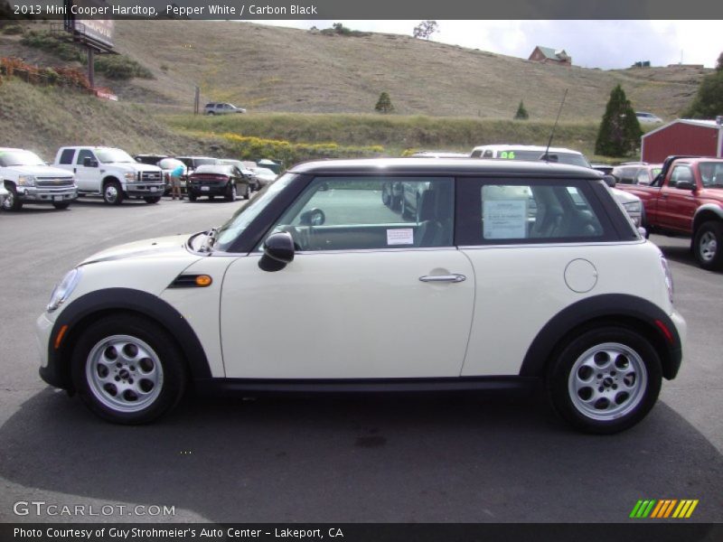 Pepper White / Carbon Black 2013 Mini Cooper Hardtop