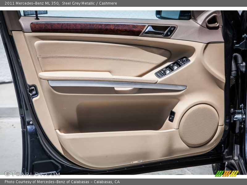 Steel Grey Metallic / Cashmere 2011 Mercedes-Benz ML 350