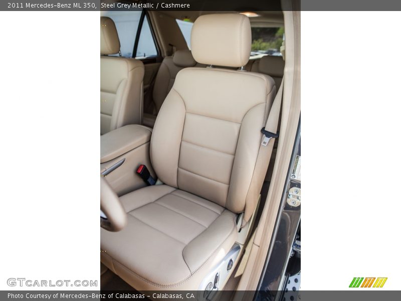 Steel Grey Metallic / Cashmere 2011 Mercedes-Benz ML 350