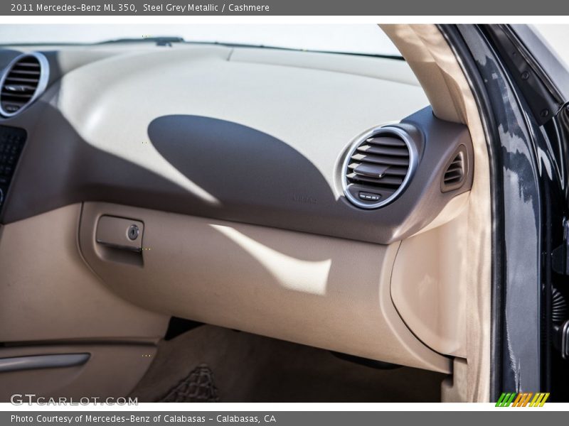 Steel Grey Metallic / Cashmere 2011 Mercedes-Benz ML 350
