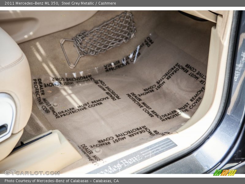 Steel Grey Metallic / Cashmere 2011 Mercedes-Benz ML 350