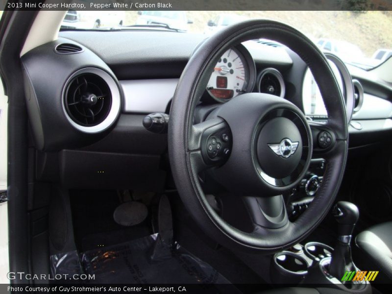 Pepper White / Carbon Black 2013 Mini Cooper Hardtop