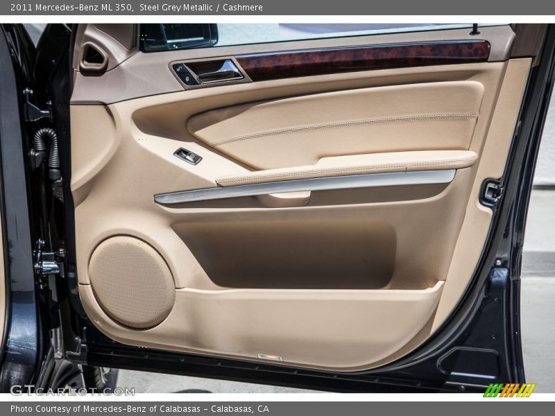 Steel Grey Metallic / Cashmere 2011 Mercedes-Benz ML 350