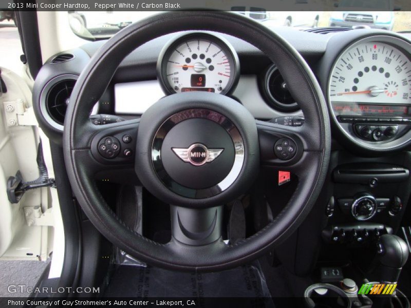 Pepper White / Carbon Black 2013 Mini Cooper Hardtop