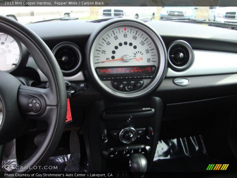 Pepper White / Carbon Black 2013 Mini Cooper Hardtop