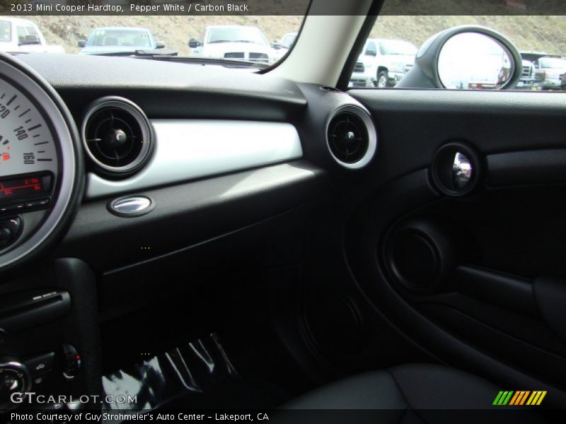 Pepper White / Carbon Black 2013 Mini Cooper Hardtop