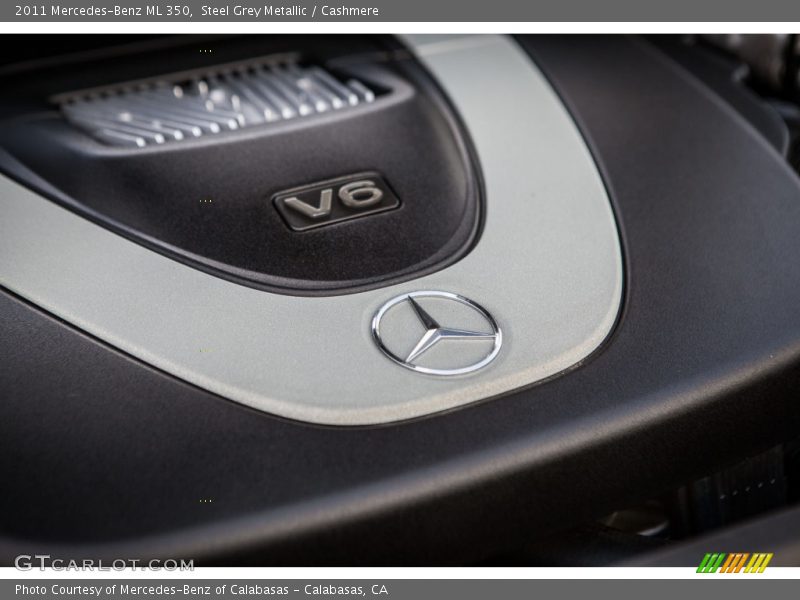Steel Grey Metallic / Cashmere 2011 Mercedes-Benz ML 350