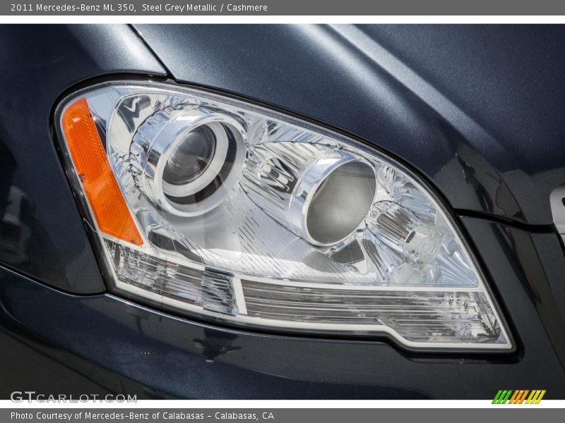 Steel Grey Metallic / Cashmere 2011 Mercedes-Benz ML 350