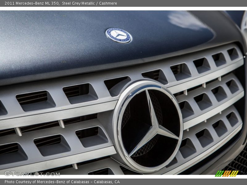 Steel Grey Metallic / Cashmere 2011 Mercedes-Benz ML 350