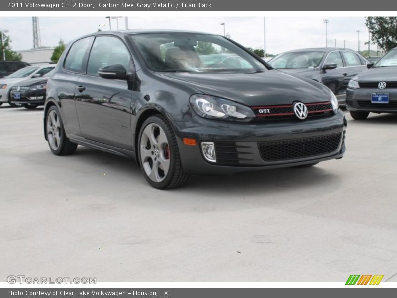 Carbon Steel Gray Metallic / Titan Black 2011 Volkswagen GTI 2 Door
