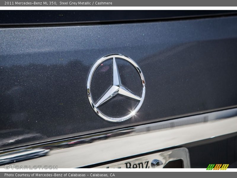 Steel Grey Metallic / Cashmere 2011 Mercedes-Benz ML 350