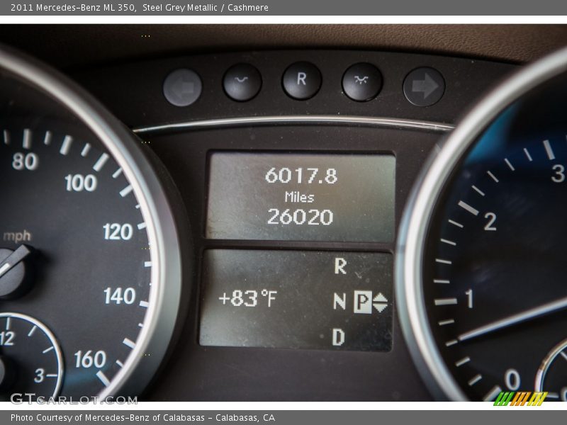 Steel Grey Metallic / Cashmere 2011 Mercedes-Benz ML 350