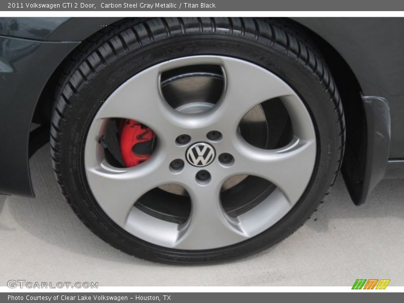 Carbon Steel Gray Metallic / Titan Black 2011 Volkswagen GTI 2 Door