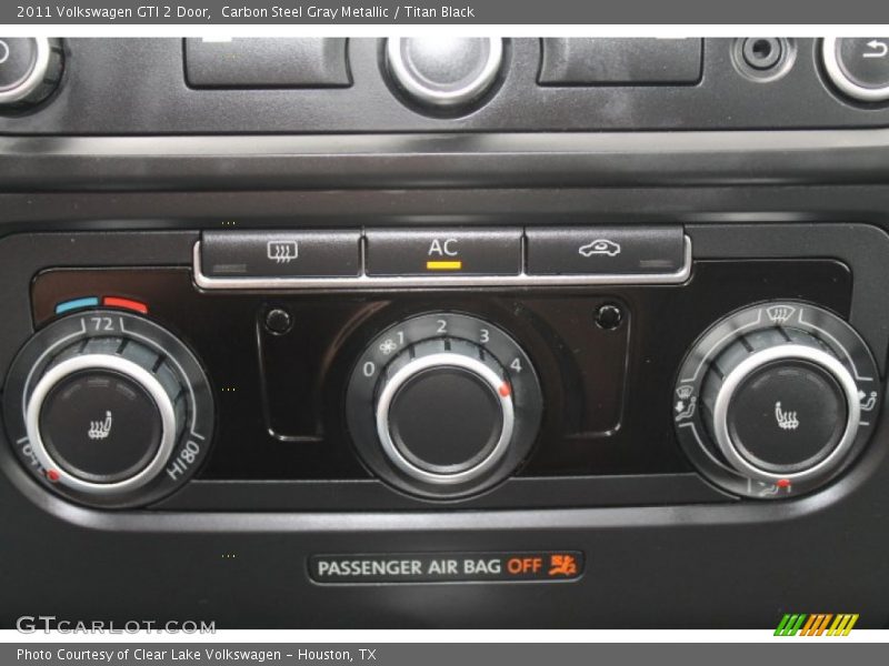 Carbon Steel Gray Metallic / Titan Black 2011 Volkswagen GTI 2 Door